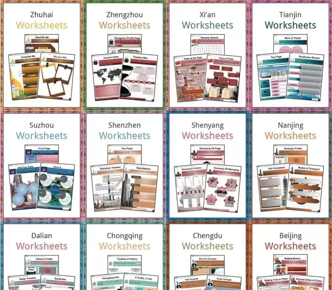 图片[1]-这波中国城市英文阅读理解练习纸，实用且惊艳！-EnglishX