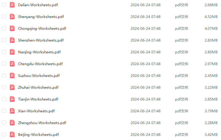 图片[9]-这波中国城市英文阅读理解练习纸，实用且惊艳！-EnglishX