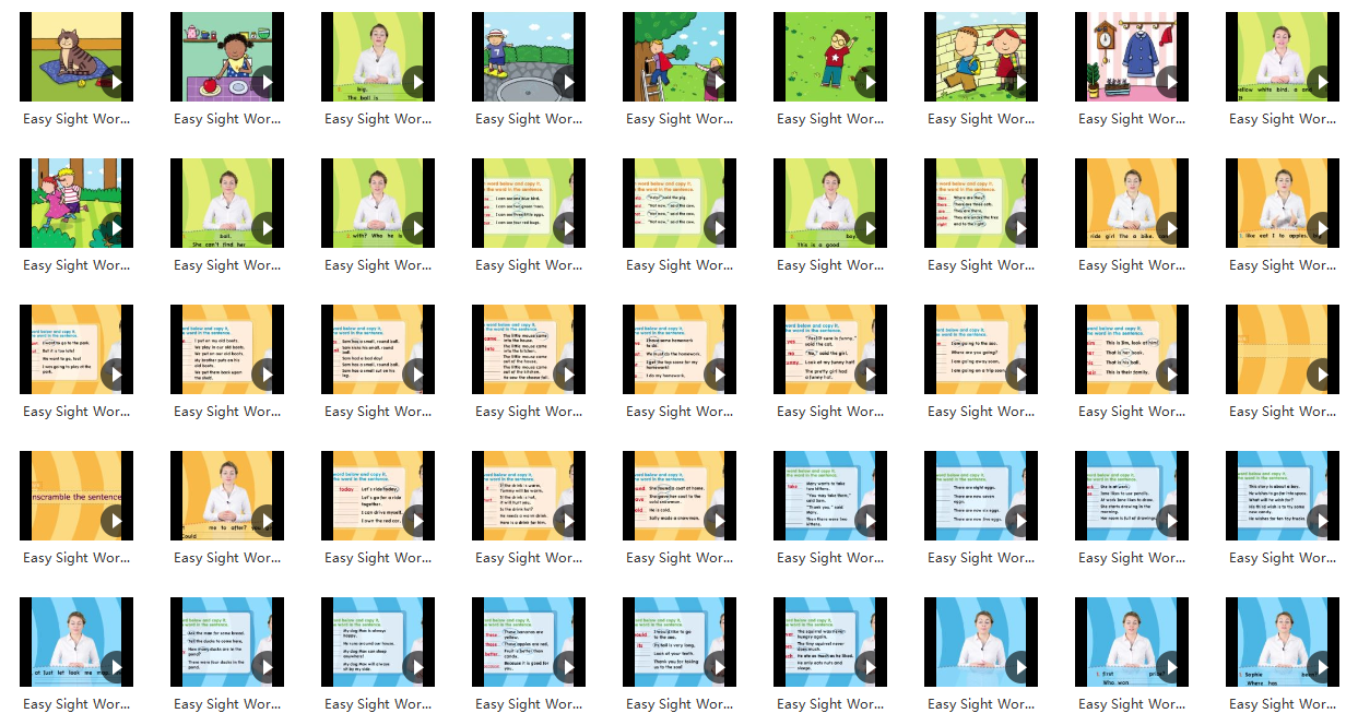 图片[16]-看完这47节高频词精讲视频，孩子就可以轻松看懂80%的初级读物！-EnglishX