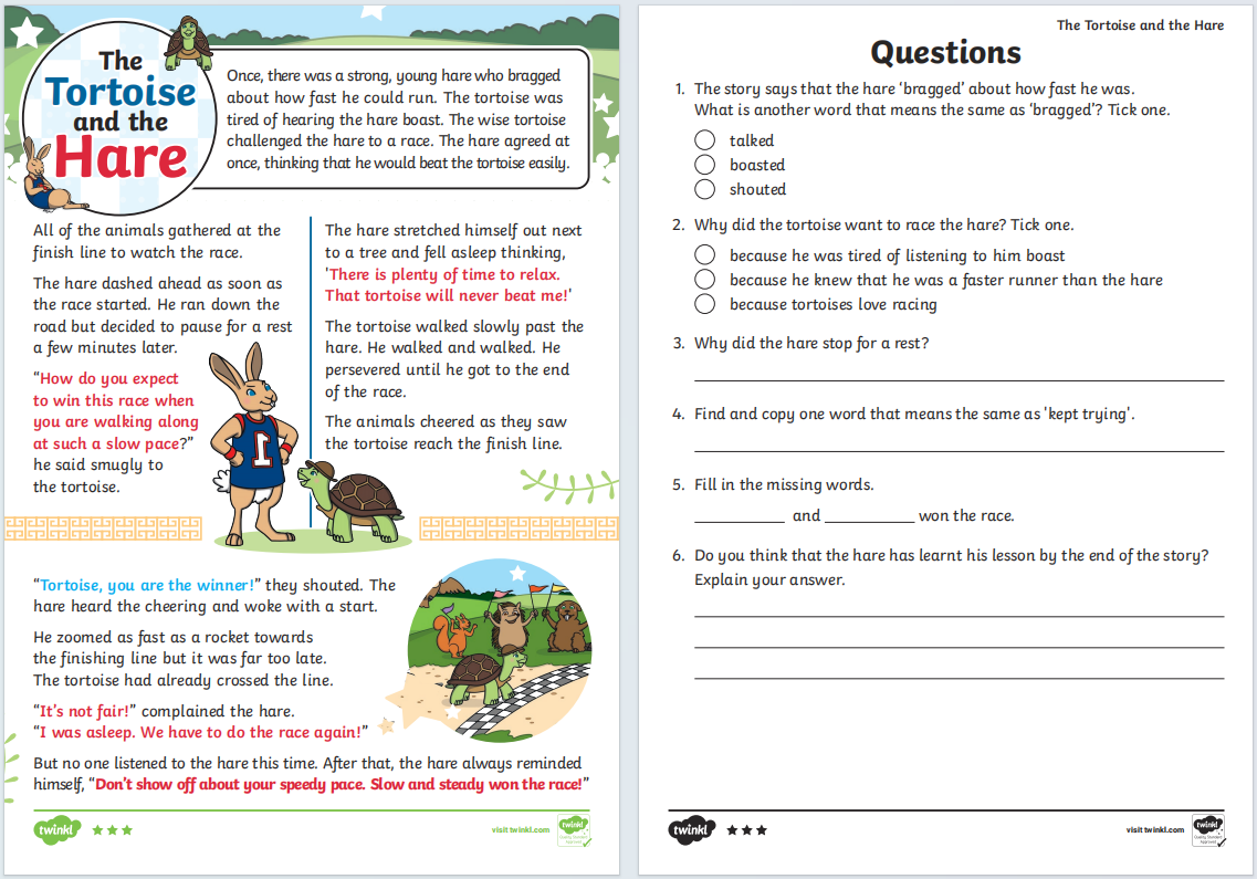 图片[1]-惊艳！100多篇童话故事练习纸，孩子阅读理解能力轻松刷出来！-EnglishX