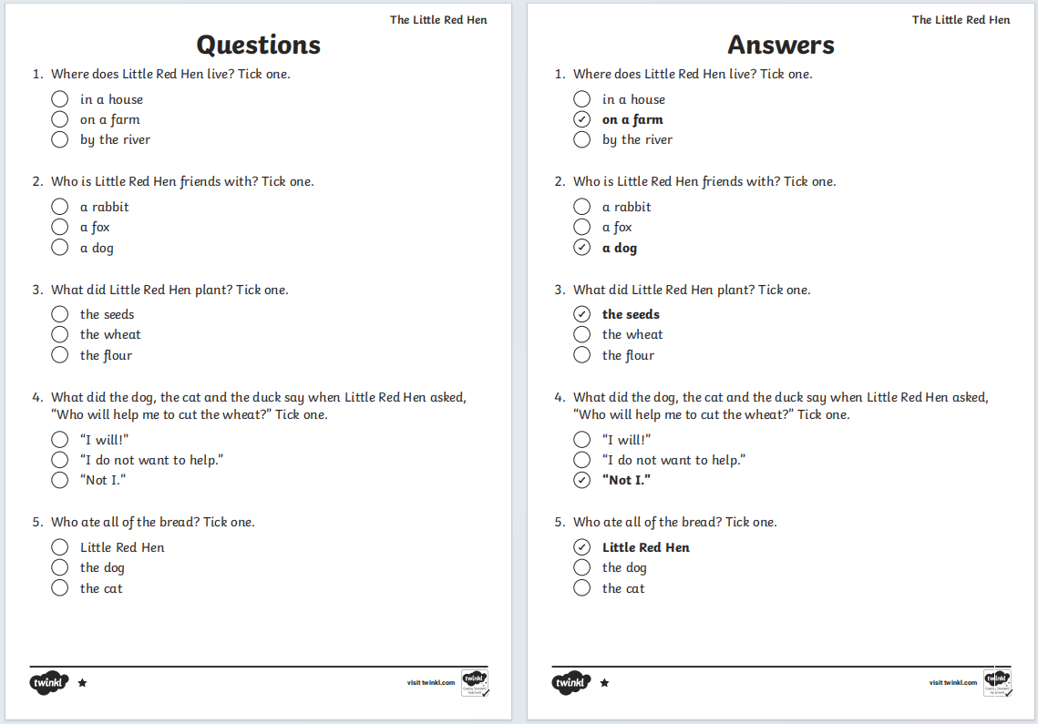 图片[5]-惊艳！100多篇童话故事练习纸，孩子阅读理解能力轻松刷出来！-EnglishX