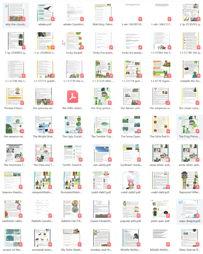 图片[6]-惊艳！100多篇童话故事练习纸，孩子阅读理解能力轻松刷出来！-EnglishX