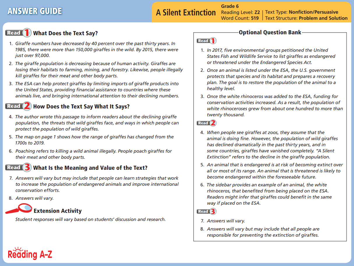 图片[13]-RAZ新出的300多篇精读素材，还配答案和解析，让孩子阅读能力一路飙升！-EnglishX