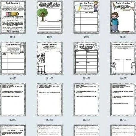 家长们最期待的神奇树屋原版练习纸来了，设计精美、内容丰富！-EnglishX