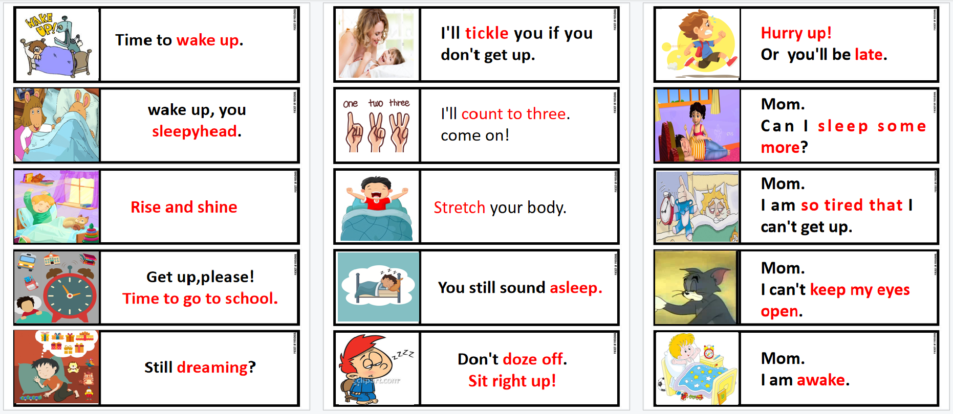 图片[4]-美国家庭万用亲子英语8000句+墙卡+音频，日常表达全搞掂！-EnglishX