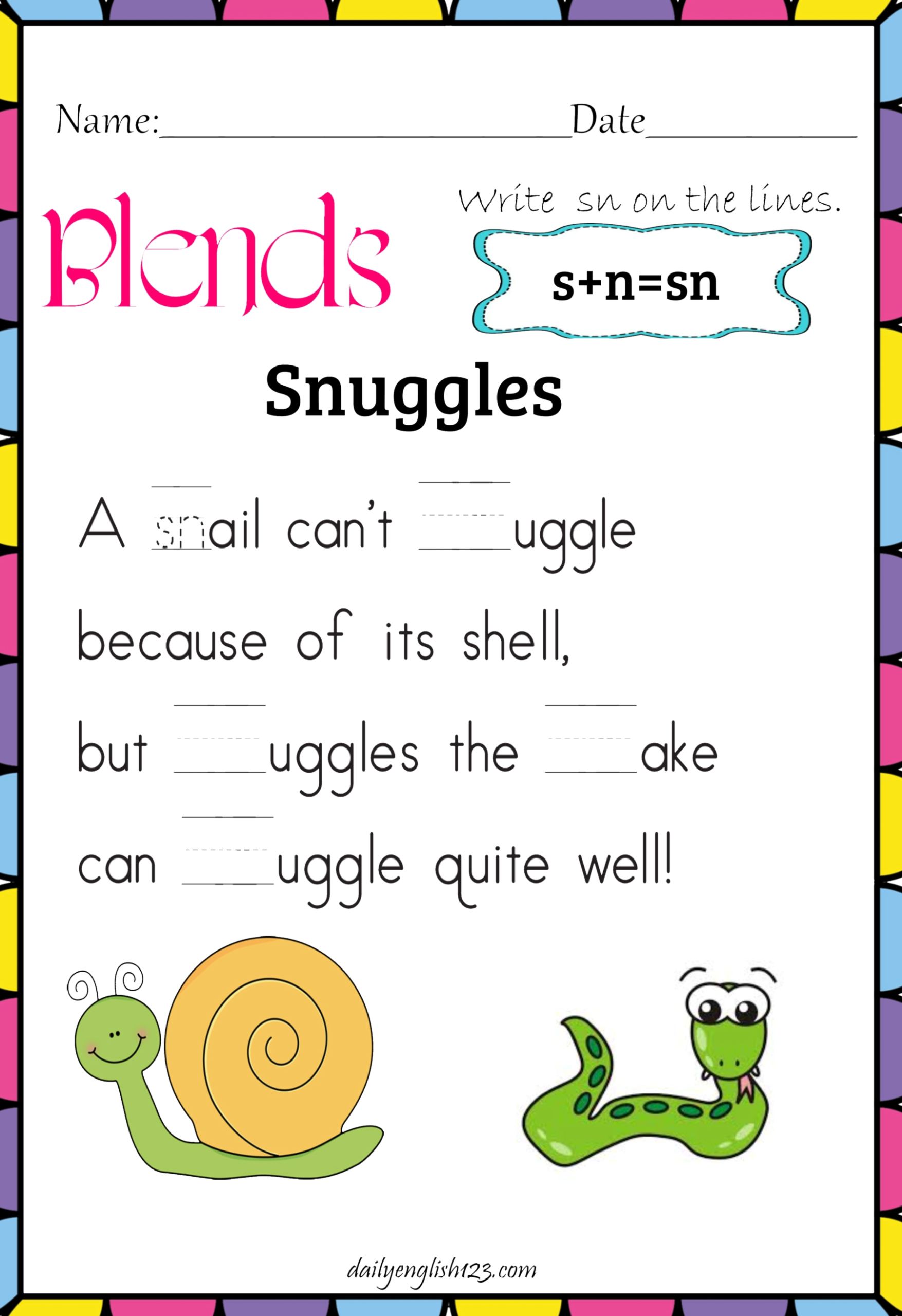 图片[14]-超精美！辅音字母组合练习材料来了，一半的拼读规则都能拿下！-EnglishX