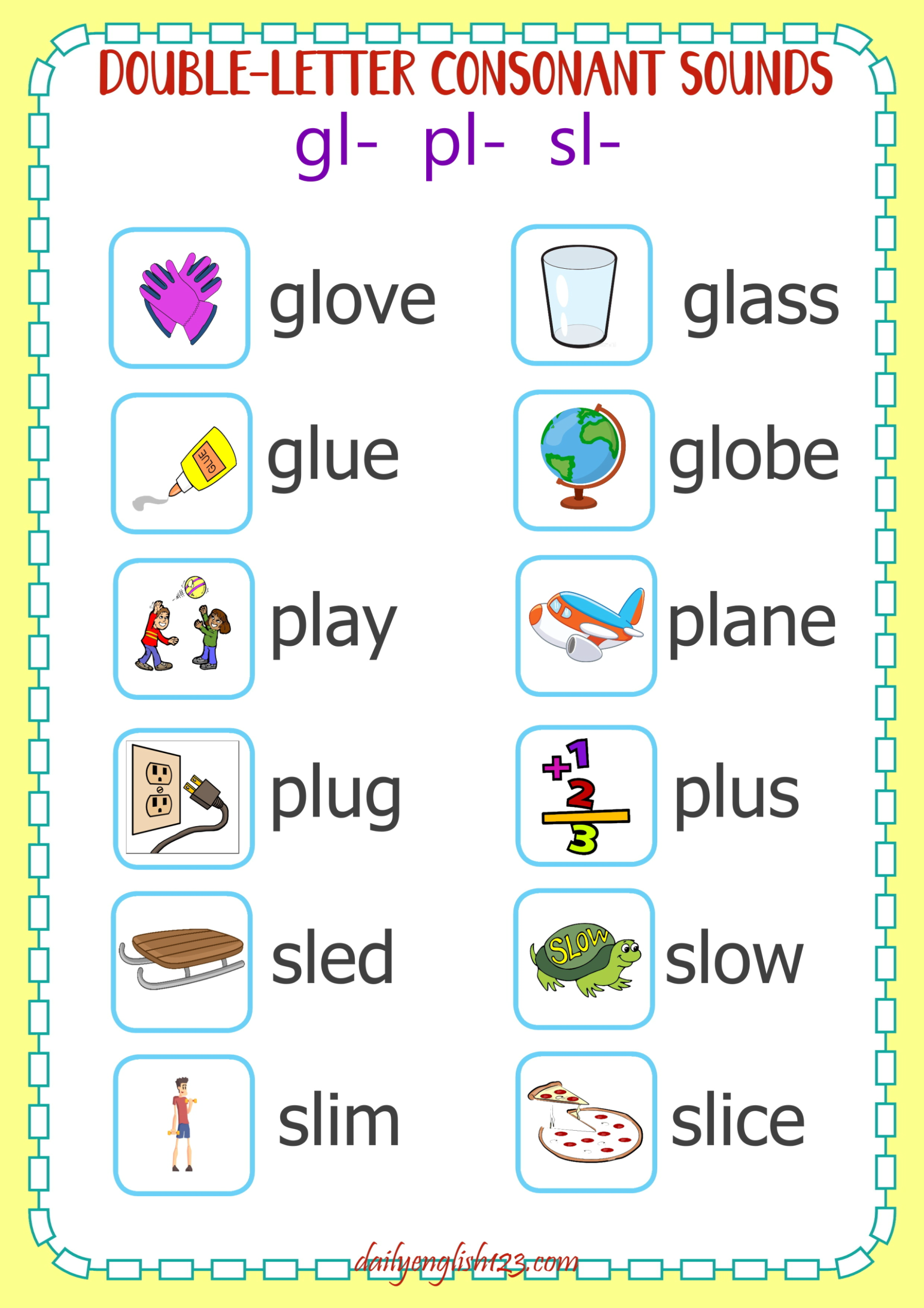 图片[24]-超精美！辅音字母组合练习材料来了，一半的拼读规则都能拿下！-EnglishX